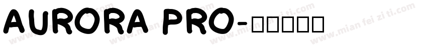 AURORA PRO字体转换